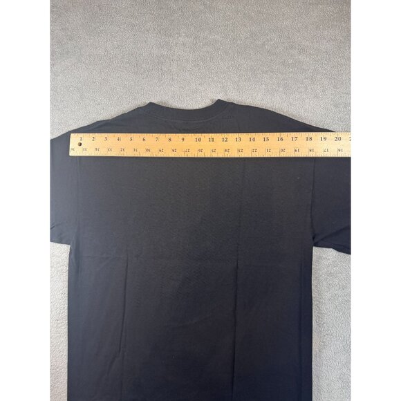 International State Bird Black Graphic T-Shirt Womens L Cotton Casual Crewneck - Picture 5 of 6